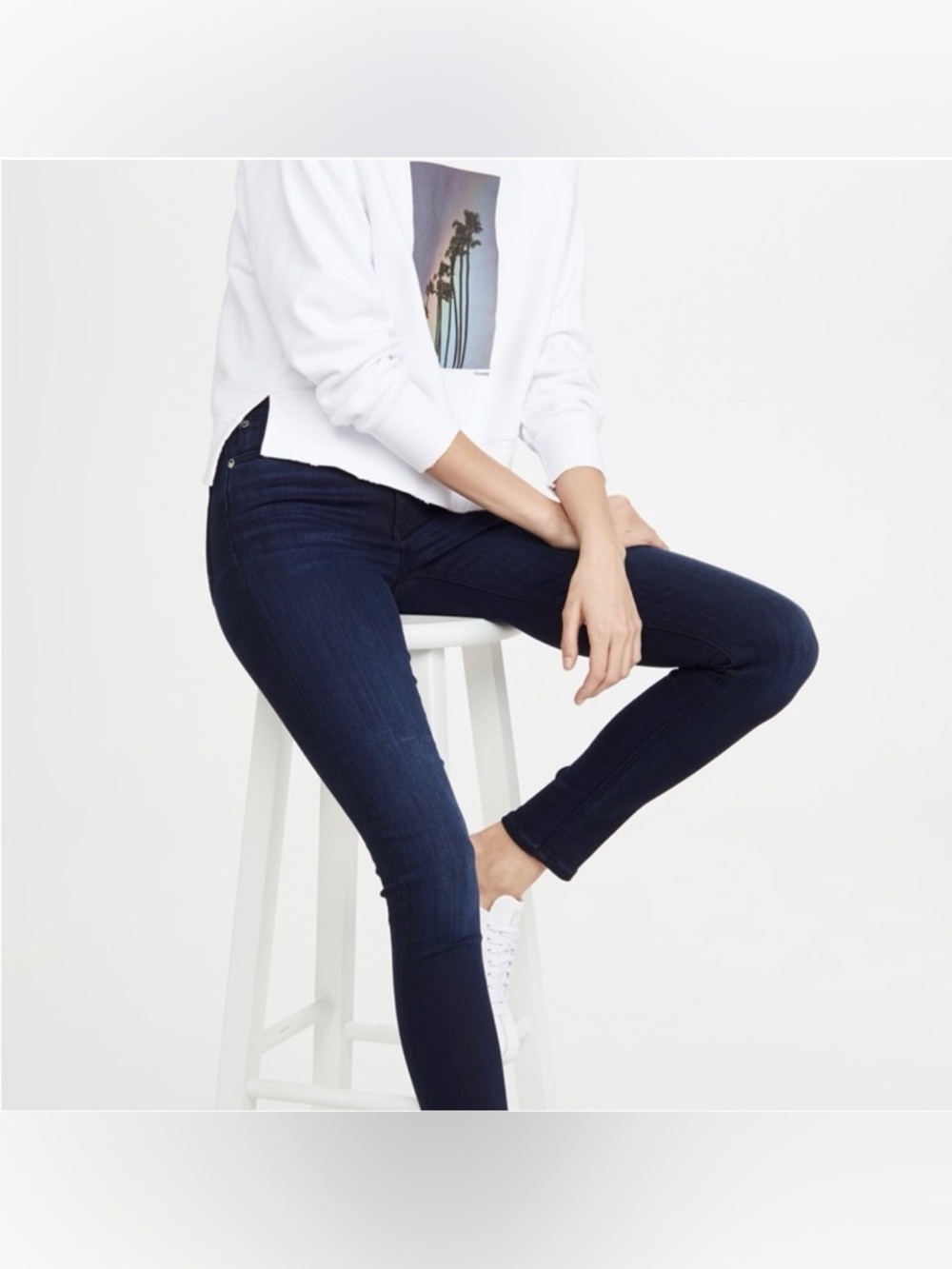rag & bone Midnight Indigo Skinny Jeans